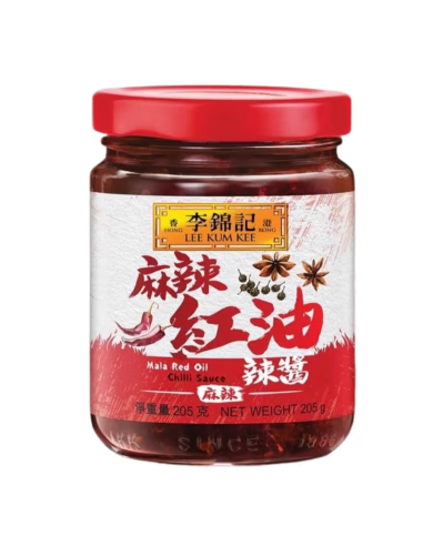 Lee Kum Kee Mala Red Oil Chilli Sauce 205g