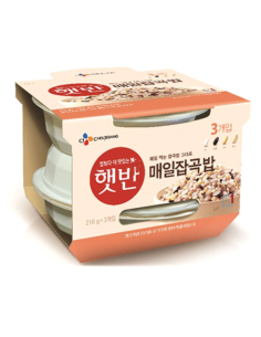 CJ Microwaveable Cooked Rice (Mixed Grain) 210g x 3 packs