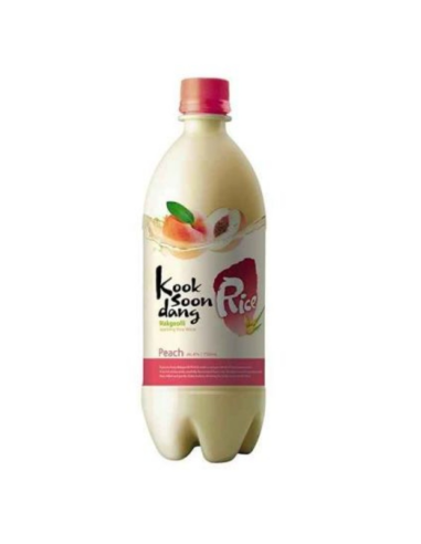 Kooksoondang Rice Makgeolli Peach (3% ALC) 750ml