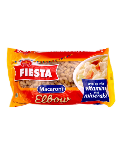 White King Fiesta Elbow Macaroni (Sopas) 400g -  - 香料及其他食材 ZH