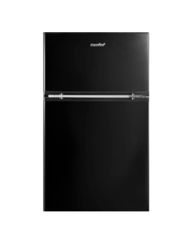 COMFEE Black 87L 2-Section Under Counter Fridge Freezer with Removable Shelves (AJ0391)