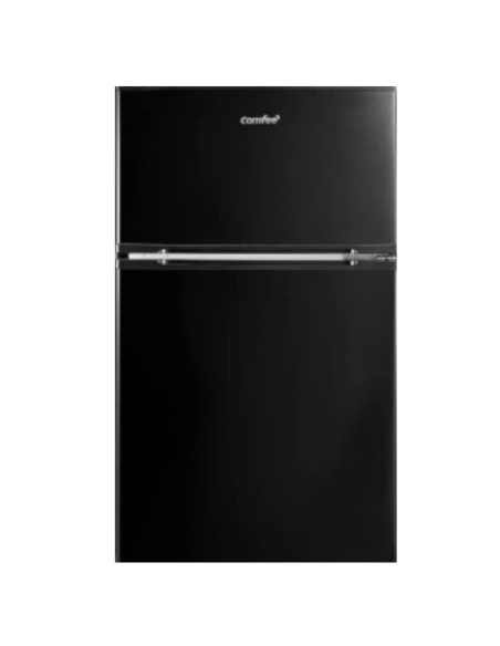 COMFEE Black 87L 2-Section Under Counter Fridge Freezer with Removable Shelves (AJ0391)