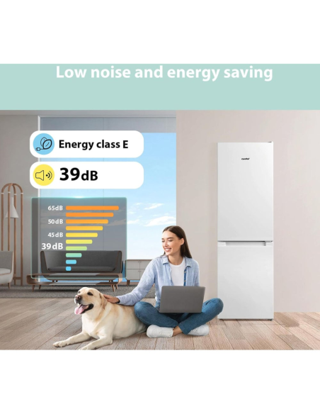COMFEE 174L Freestanding Low Frost Fridge Freezer (AJ0787)