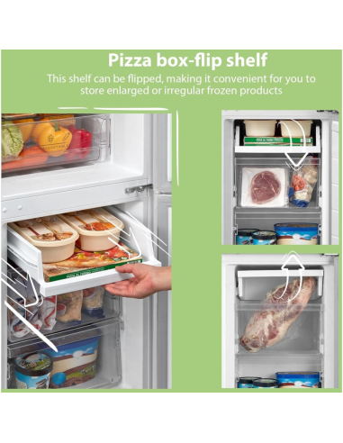 COMFEE 174L Freestanding Low Frost Fridge Freezer (AJ0787)