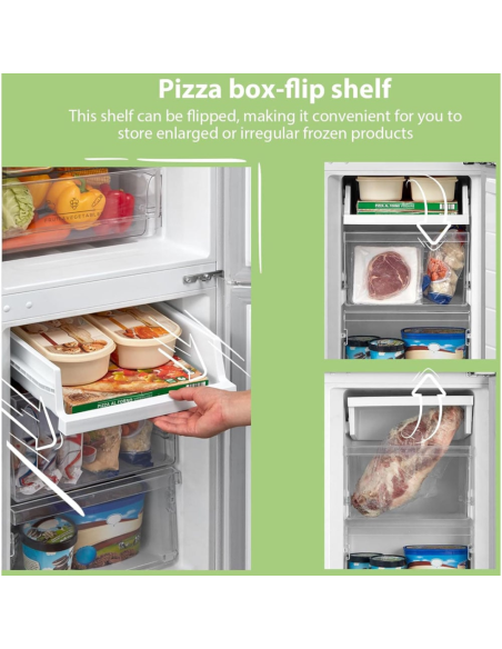 COMFEE 174L Freestanding Low Frost Fridge Freezer (AJ0787)