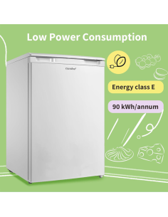 COMFEE 131L Under Counter Larder Fridge with 3 Removable Shelves and Drawer (AJ0393) 2