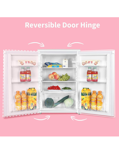 COMFEE 131L Under Counter Larder Fridge with 3 Removable Shelves and Drawer (AJ0393)