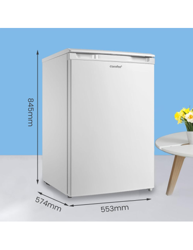 COMFEE 131L Under Counter Larder Fridge with 3 Removable Shelves and Drawer (AJ0393)