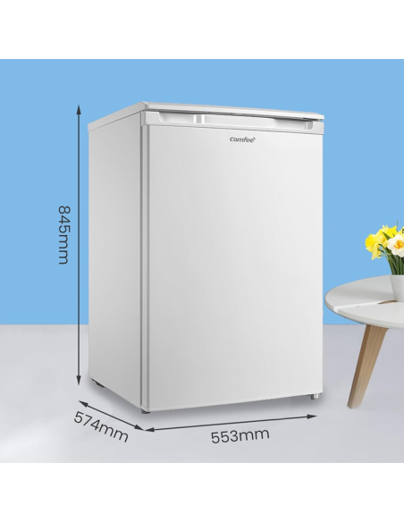 COMFEE 131L Under Counter Larder Fridge with 3 Removable Shelves and Drawer (AJ0393)