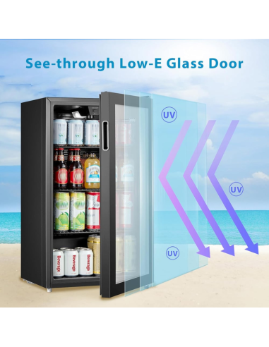 COMFEE 93L Under Counter Drinks Fridge with Adjustable Shelves (AJ0387)