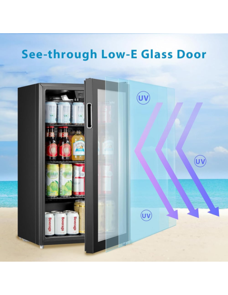 COMFEE 93L Under Counter Drinks Fridge with Adjustable Shelves (AJ0387)