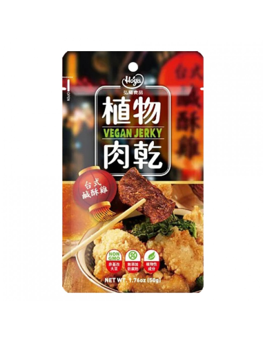 Hoya Vegan Jerky (Taiwanese Fried Chicken Flavour) 50g