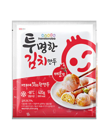 Hanmandoo Gourmet Kimchi Dumpling With Skinny Dough 420g