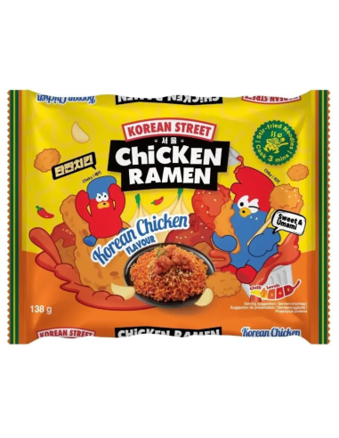 KOST Korean Chicken Flavour Stir Fried Noodle 128g