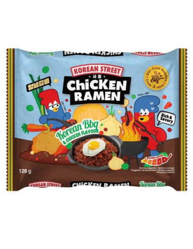 KOST BBQ Chicken Flavour Stir Fried Noodle 128g