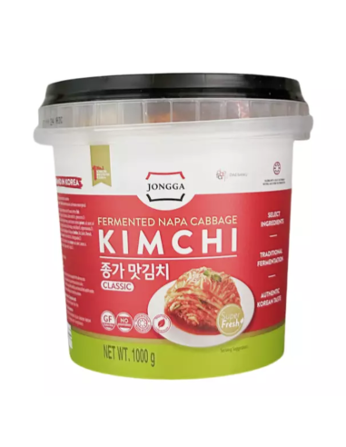 Jongga Fermented Napa Cabbage Kimchi (Vegan) 1000g