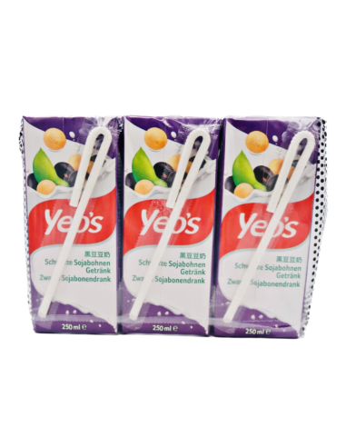楊協成 黑豆豆奶飲料 6 X 250mL - Yeo's - Soft Drinks ZH
