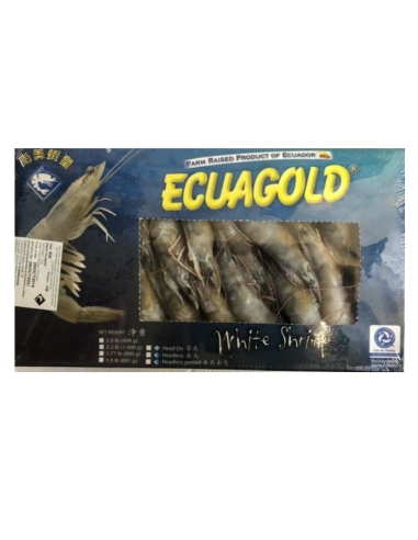 Ecuagold Head on Shell on Prawns 30/40 1kg