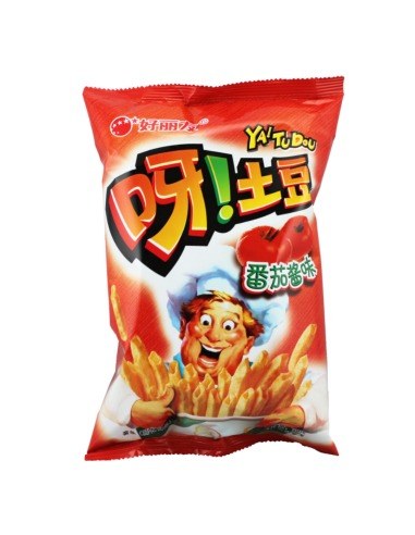 好麗友 呀土豆 薯條(大包番茄味) 70g