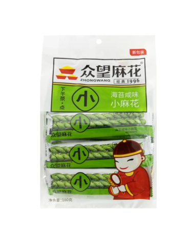 眾望小麻花-海苔鹹味180g