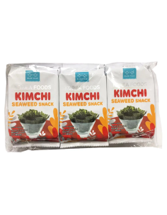 Blue Ville Seaweed Snack Kimchi flavour 4g*3