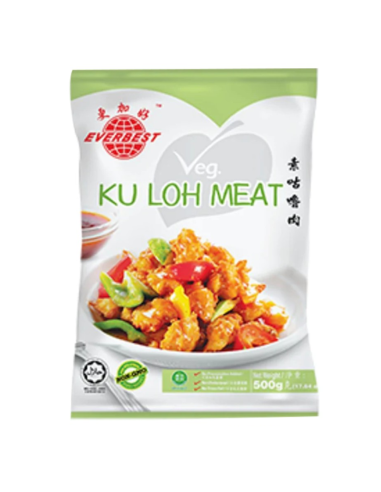 EVERBEST Vegetarian Ku Loh Meat 500g (Frozen)