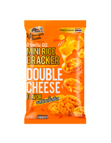 Younger Farm Mini Rice Cracker - Double Cheese 60g