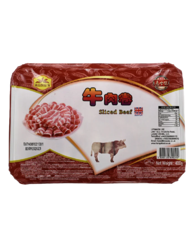 Hong's Curly Beef Slice 400g