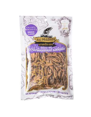 Nai Pramong Crispy Anchovy Original 60g