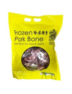 Golden Dragon Frozen Pork Bones 1kg