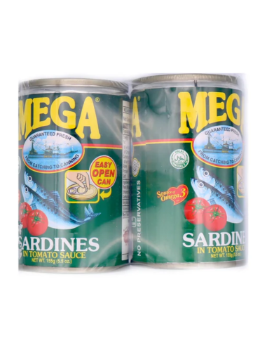 Mega Sardine in Tomato Sauce Twin Pack 155g*2