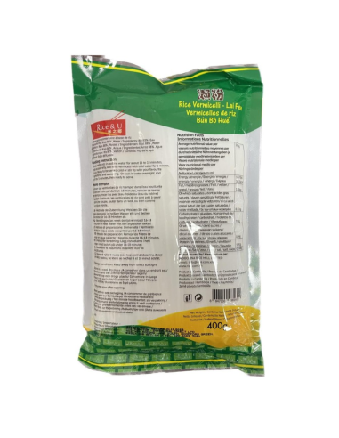 R&U Rice Vermicelli (LaiFen) 400g - Noodles | Sing Kee