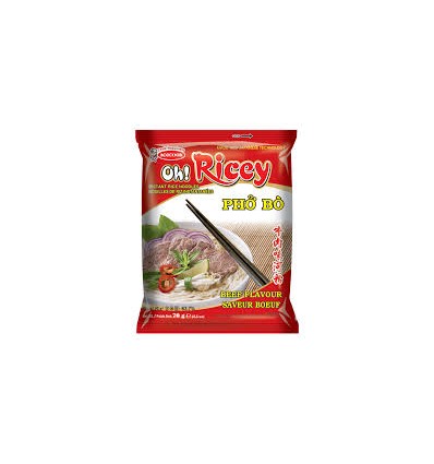 Acecook OH! Ricey Pho beef flavour Pho bo noodles 70g