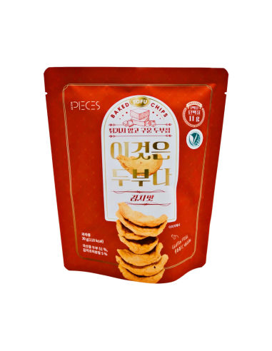 Baked Tofu Crisps Pieces Kimchi 30g