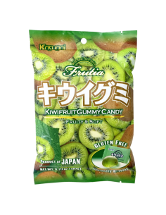 Kasugai Frutia Kiwi Gummy 107g