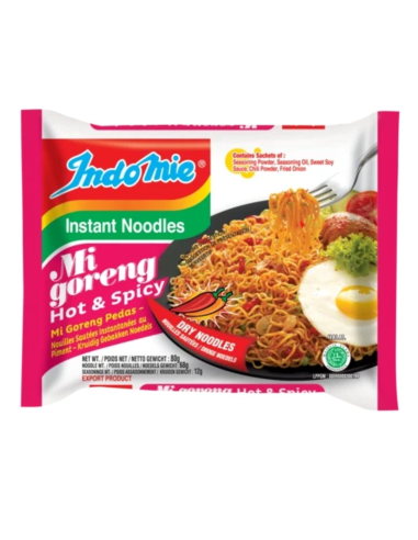 Indomie Mi Goreng Hot & Spicy Pedas PINK 80g