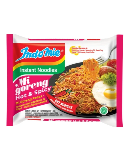 Indomie Mi Goreng Hot & Spicy Pedas PINK 80g