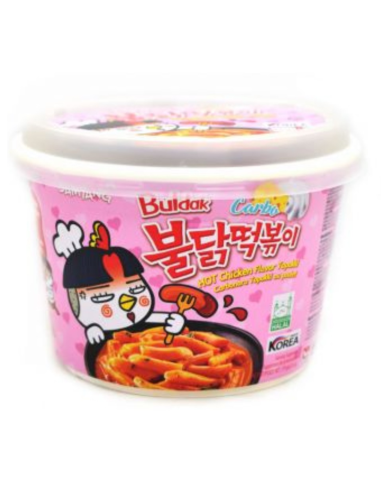Samyang Buldak Hot Chicken Flavour Topokki - Carbonara 179g
