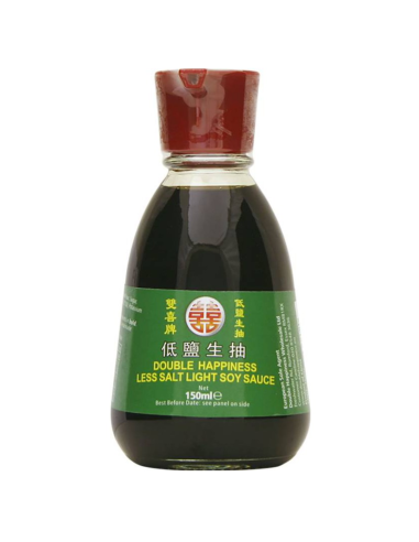 Double Happiness Less Salt Light Soy Sauce 150ml