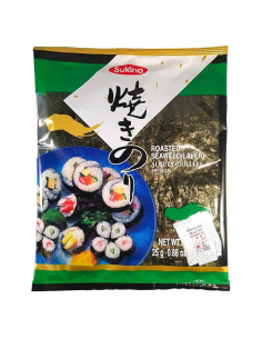 Sukina Roasted Seaweed for Sushi Nori 10 Sheets 24g