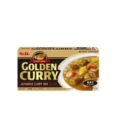 S &B Golden Curry Hot 220 g