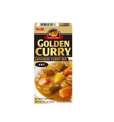 S &B Golden Curry Hot 92 g
