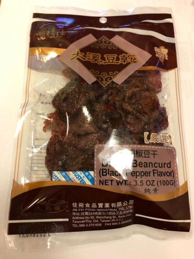 SF Dried Bean Curd Black Pepper Flavor100g
