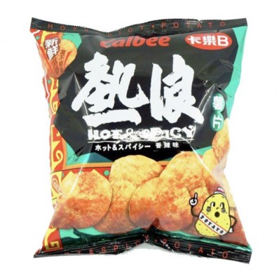 Calbee Hot And Spicy Potato Chips 55g