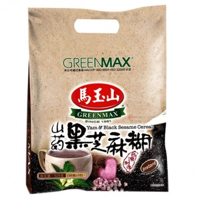 Greenmax山药黑芝麻麦片455g