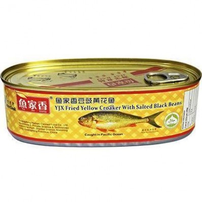 Yu Jia Xiang Fried Yellow Croaker With Salted Black Bean 184g