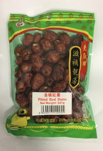EAST ASIA Dried Pitted Red Dates 227g