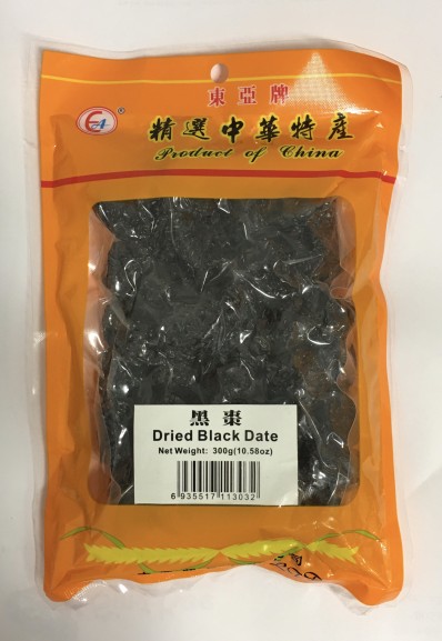 EAST ASIA Dried Black Date 300g