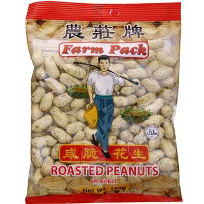 Farm Pack Roasted Peanuts in Shell 150g