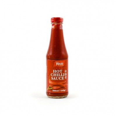 Yeo's Hot Chilli Sauce 375mL x 12